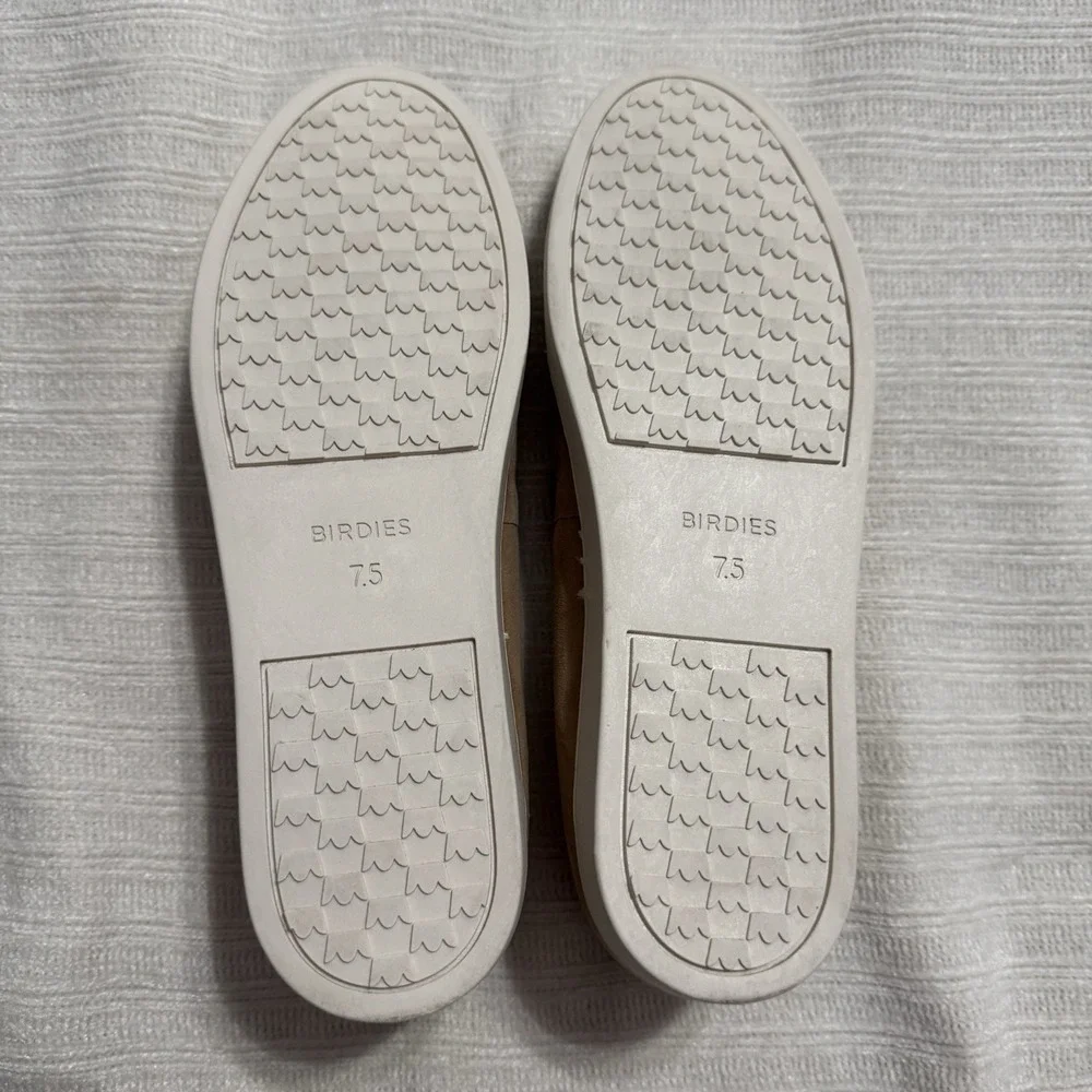 Birdies The Starling Suede Loafers Womens Beige Taupe Comfort Flats